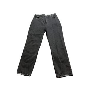 Abercrombie & Fitch The Ankle Straight Ultra High Rise‎ Jeans Black Womens 29/8